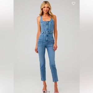 Good American Women's Blue Denim Jumpsuit